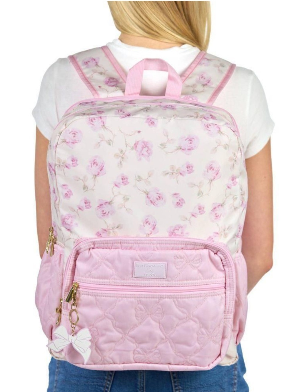 LoveShackFancy - Yoobi Ribbon
Rosa Backpack Sterling Dusk